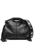 Maje Mini Miss M Leather Shoulder Bag — Same as shown — Size One Size — Front View