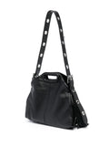 Maje Miss M Leather Shoulder Bag — Same as shown — Size One Size — Back View