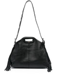 Maje Miss M Leather Shoulder Bag — Same as shown — Size One Size — Front View