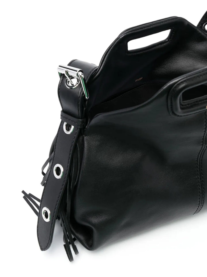 Maje Miss M Leather Shoulder Bag — Same as shown — Size One Size — Detail View