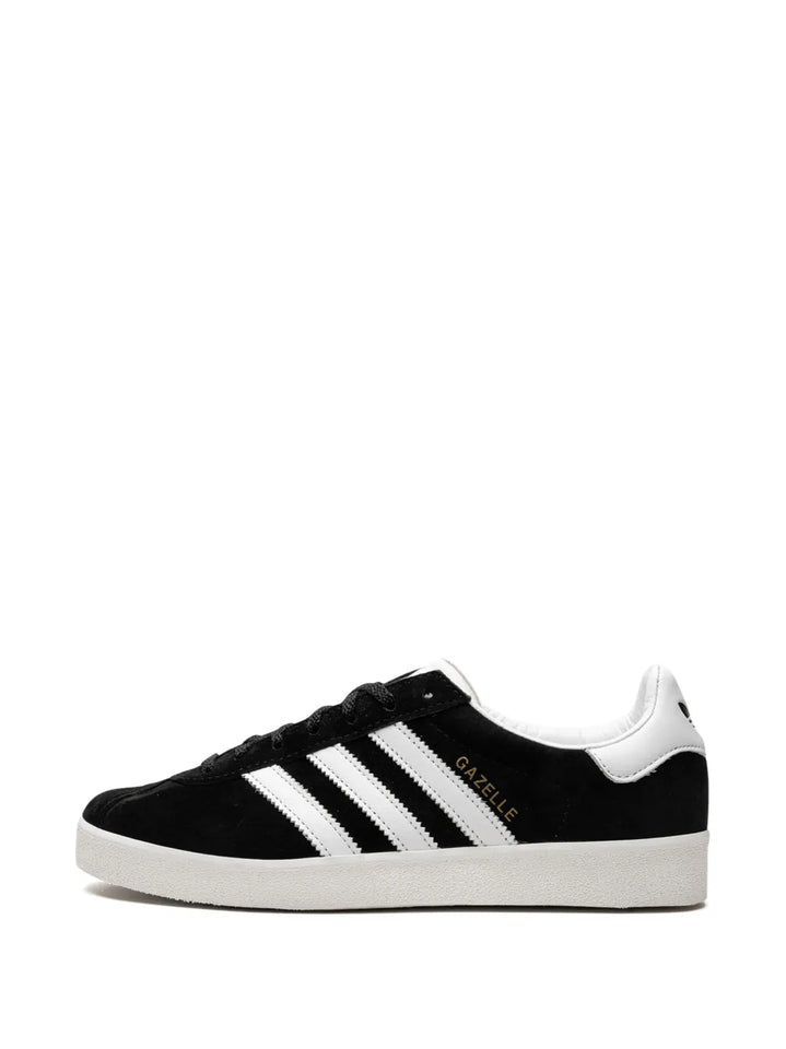 adidas Gazelle 85 Black / White Sneakers — Black — Size US M 3.5 - US W 5 — Detail View