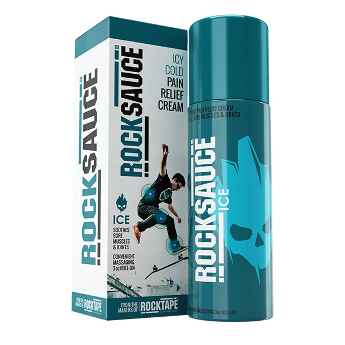 RockTape Rocksauce Ice — Blue — Size 3oz — Front View