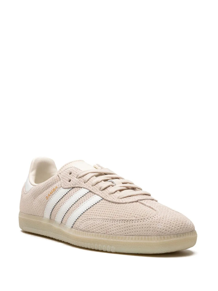 adidas Samba Og Linen Sneakers — White/Beige — Size US M 11 - US W 12.5 — Side View