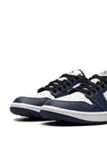 Air Jordan 1 Low G Midnight Navy Sneakers — Black/White/Navy Blue — Size US M 9.5 - US W 11 — Side View