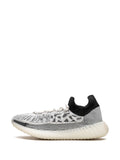 adidas Yeezy Boost 350 V2 Panda Sneakers — White/Grey/Black — Size US M 5.5 - US W 7 — Detail View