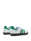adidas Samba Og Sneakers — White/Green — Size US M 10 - US W 11.5 — Back View