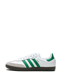 adidas Samba Og Sneakers — White/Green — Size US M 10 - US W 11.5 — Detail View