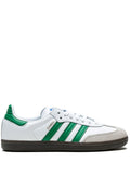 adidas Samba Og Sneakers — White/Green — Size US M 10 - US W 11.5 — Front View
