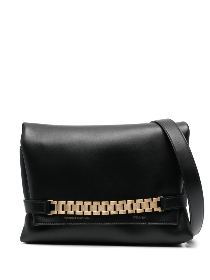 Victoria Beckham Mini Chain Pouch Leather Clutch — Same as shown — Size One Size — Front View