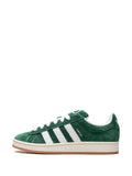 adidas Campus 00S Dark Green/Cloud White Sneakers — Dark Green/Cloud White/Off-White — Size US M 9 - US W 10.5 — Detail View
