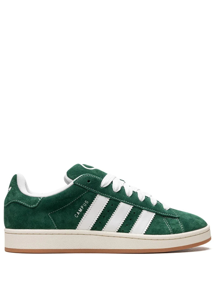 adidas Campus 00S Dark Green/Cloud White Sneakers — Dark Green/Cloud White/Off-White — Size US M 9 - US W 10.5 — Front View
