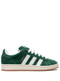 adidas Campus 00S Dark Green/Cloud White Sneakers — Dark Green/Cloud White/Off-White — Size US M 9 - US W 10.5 — Front View