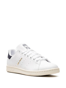 adidas Stan Smith Leather Sneakers — Cloud White/Off-White — Size US M 8 - US W 9.5 — Detail View