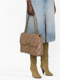 Pinko Love Big Puff Leather Shoulder Bag — Same as shown — Size One Size — Back View