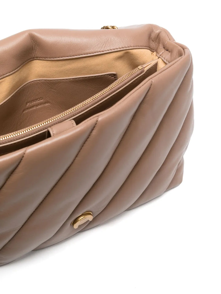 Pinko Love Big Puff Leather Shoulder Bag — Same as shown — Size One Size — Lifestyle View