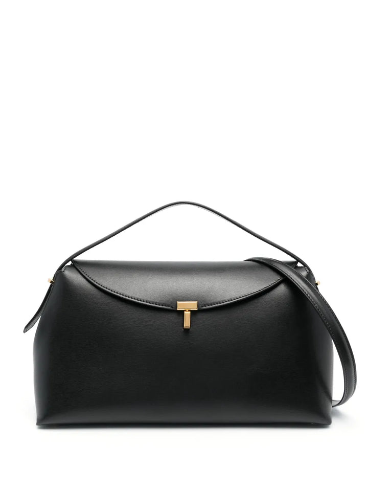Toteme T Lock Leather Shoulder Bag — Same as shown — Size One Size — Front View