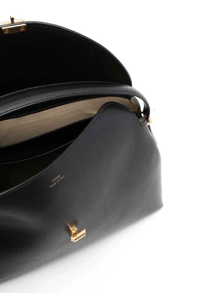 Toteme T Lock Leather Shoulder Bag — Same as shown — Size One Size — Detail View