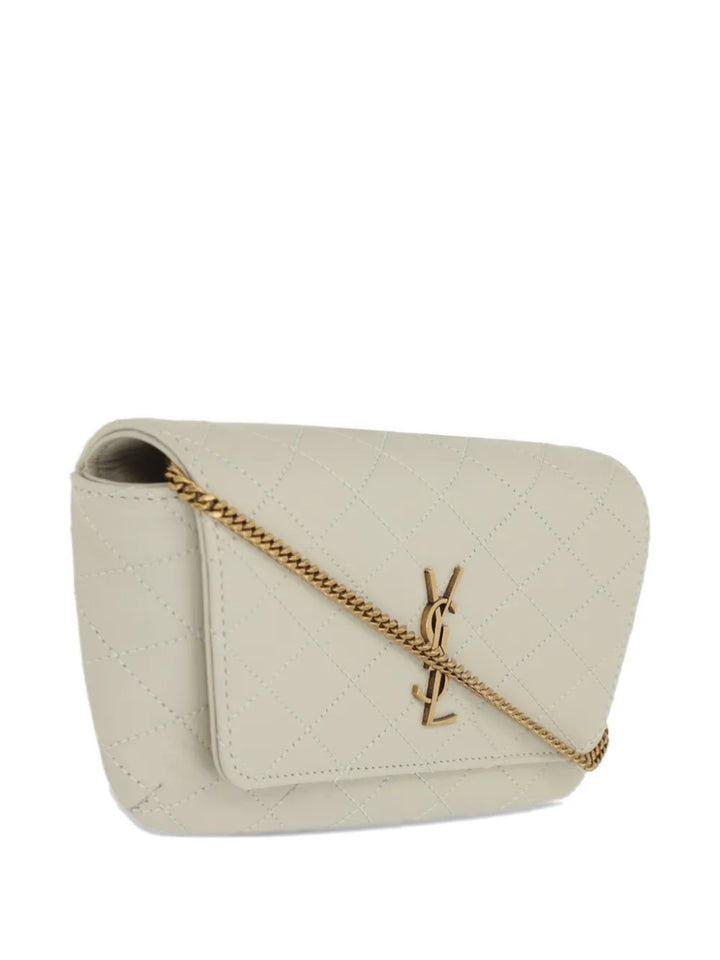 Saint Laurent Gaby Quilted Shoulder Bag — Same as shown — Size One Size — Back View