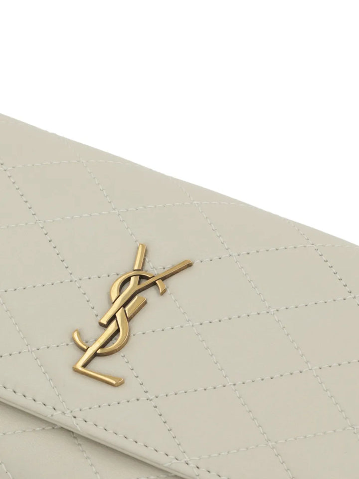 Saint Laurent Gaby Quilted Shoulder Bag — Same as shown — Size One Size — Top View