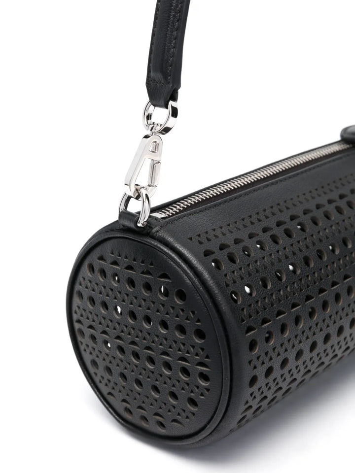 Alaia Small Tube Leather Shoulder Bag — Same as shown — Size One Size — Top View