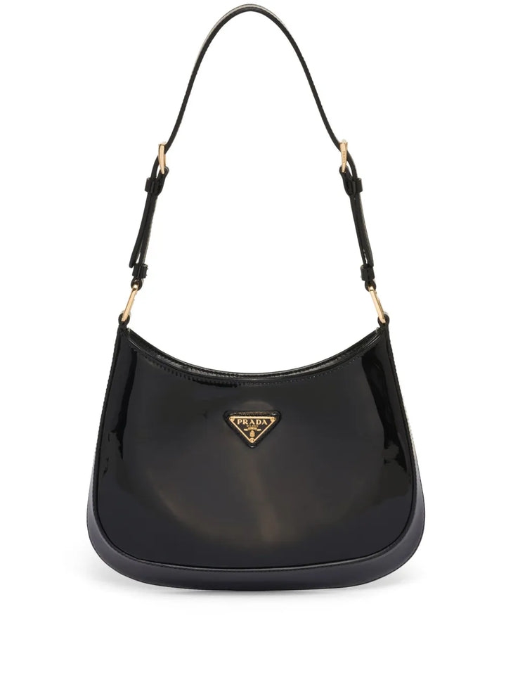 Prada Cleo Patent Leather Shoulder Bag — Same as shown — Size One Size — Front View