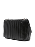 Balenciaga Medium Monaco Chain Strap Quilted Shoulder Bag — Same as shown — Size One Size — Back View