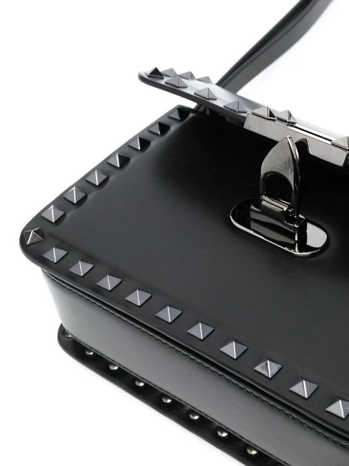 Valentino Garavani Small Rockstud23 Leather Shoulder Bag — Same as shown — Size One Size — Top View
