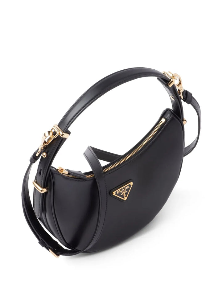 Prada Arque Leather Shoulder Bag — Same as shown — Size One Size — Back View