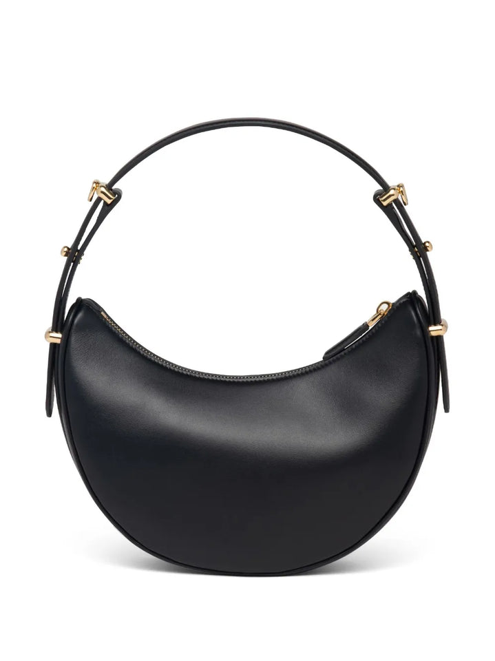 Prada Arque Leather Shoulder Bag — Same as shown — Size One Size — Side View