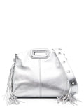 Maje Miss M Metallic Effect Leather Mini Bag — Same as shown — Size One Size — Front View