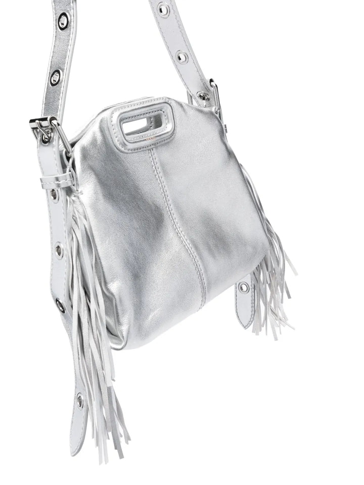 Maje Miss M Metallic Effect Leather Mini Bag — Same as shown — Size One Size — Top View