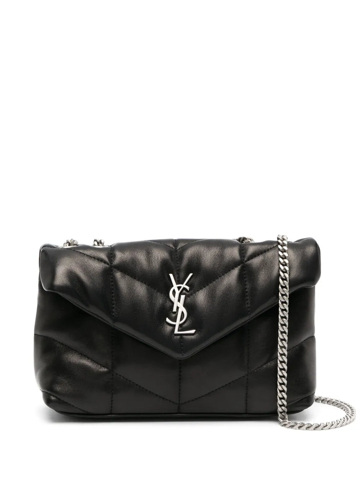 Saint Laurent Quilted Leather Shoulder Bag — Same as shown — Size One Size — Front View