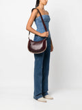 Isabel Marant Naoko Leather Shoulder Bag — Same as shown — Size One Size — Side View