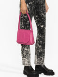 Dolce Gabbana Dg Logo Leather Shoulder Bag — Same as shown — Size One Size — Back View