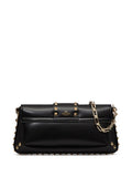 Valentino Garavani Rockstud Brushed Leather Shoulder Bag — Same as shown — Size One Size — Side View