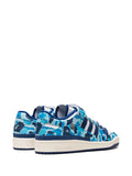 adidas Forum 84 Low Bape 30Th Anniversary Blue Camo Sneakers — Blue/Black/White — Size US M 8.5 - US W 10 — Back View