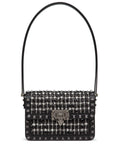 Valentino Garavani Small Rockstud23 Embroidered Shoulder Bag — Same as shown — Size One Size — Front View