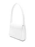 Dolce Gabbana Logo Embossed Leather Shoulder Bag — Same as shown — Size One Size — Top View