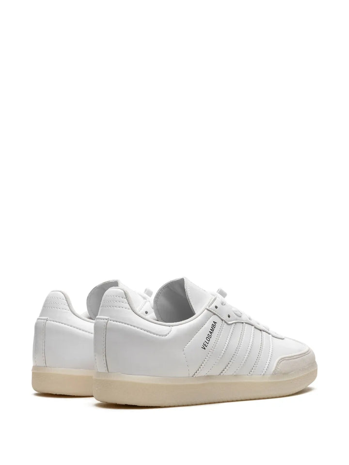 adidas Velosamba Vegan Cloud White Sneakers — White — Size US M 5 - US W 6.5 — Back View