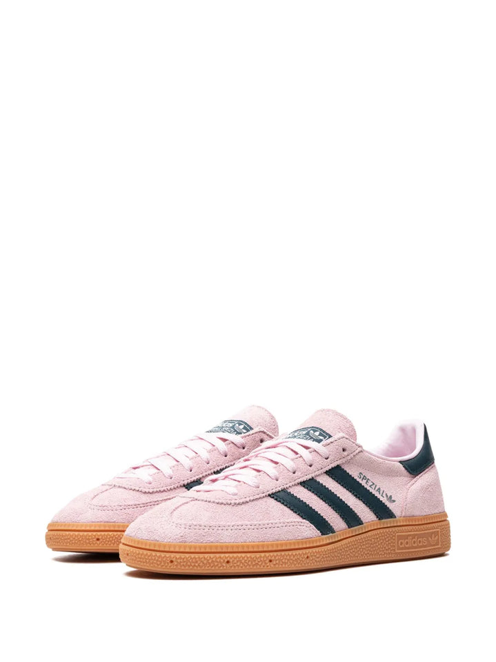 adidas Handball Spezial Clear Pink Sneakers — Light Pink — Size US M 8.5 - US W 10 — Detail View