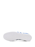 adidas Gazelle Blue/Cloud White/Gold Metallic Sneakers — Royal Blue/White — Size US M 3.5 - US W 5 — Top View
