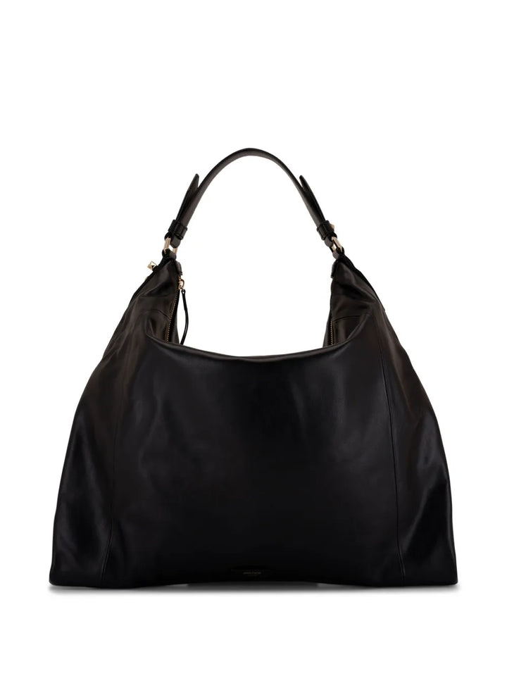 Jimmy Choo Ana Hobo Leather Shoulder Bag — Same as shown — Size One Size — Side View
