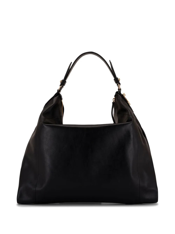 Jimmy Choo Ana Hobo Leather Shoulder Bag — Same as shown — Size One Size — Front View