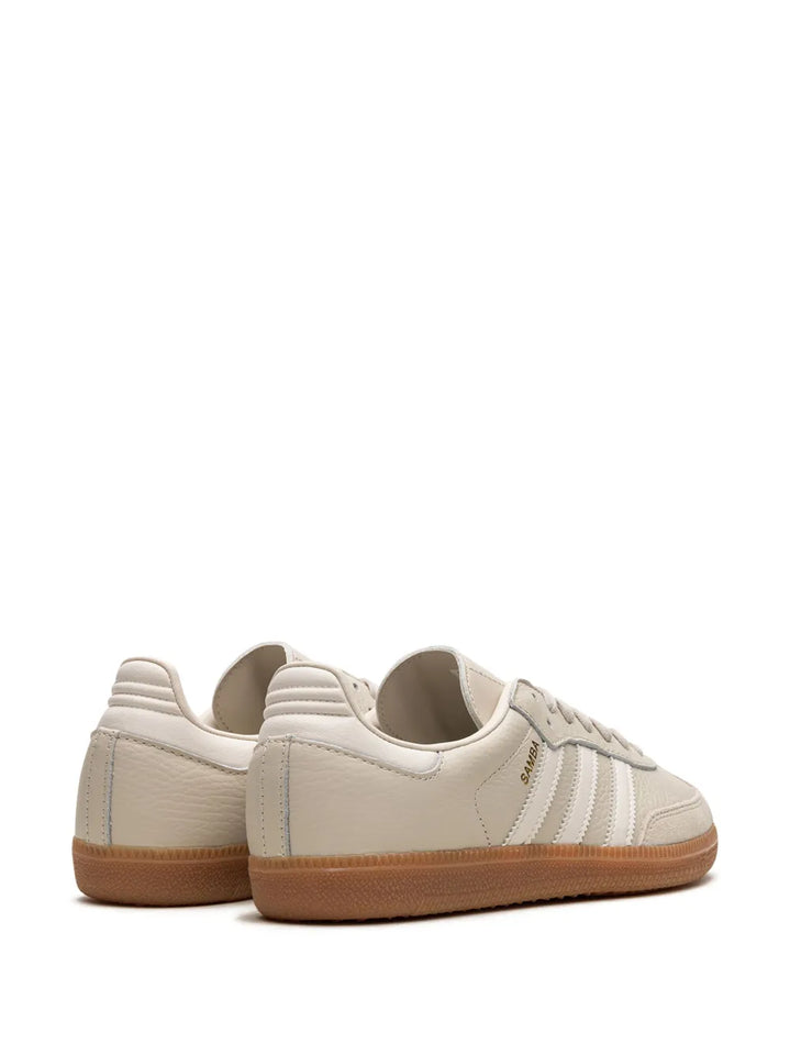 adidas Samba Og Beige/White Sneakers — Beige — Size US M 10.5 - US W 12 — Back View
