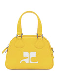 Courreges Bowling Leather Mini Bag — Same as shown — Size One Size — Front View