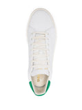 adidas Stan Smith Recon Leather Sneakers — White/Green — Size US M 7 - US W 8.5 — Top View