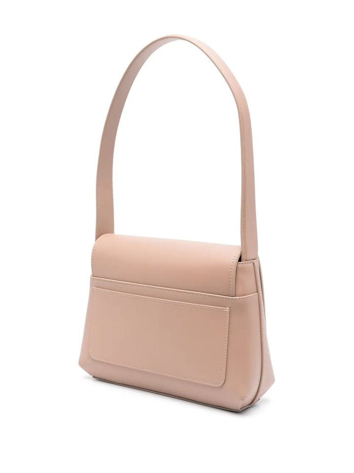 Dolce Gabbana Dg Logo Leather Shoulder Bag — Same as shown — Size One Size — Back View