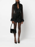 Valentino Garavani Letter Leather Crossbody Bag — Same as shown — Size One Size — Side View