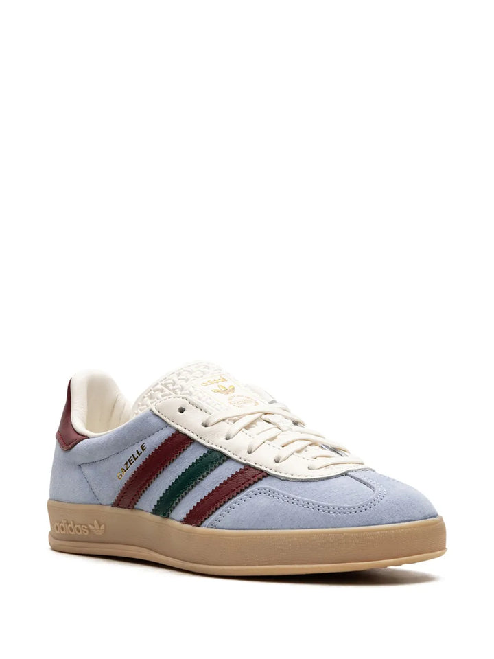 adidas Gazelle Indoor Blue Dawn Collegiate Sneakers — Light Blue — Size US M 3.5 - US W 5 — Side View