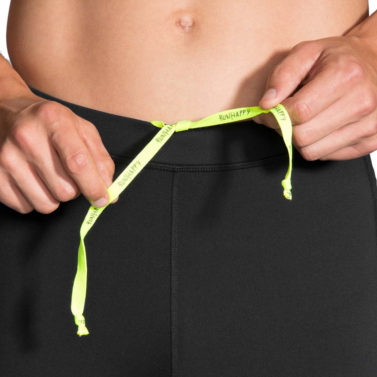 Brooks Greenlight 9" Short — Black — Size Large — Back View